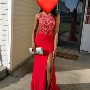 Red prom dress